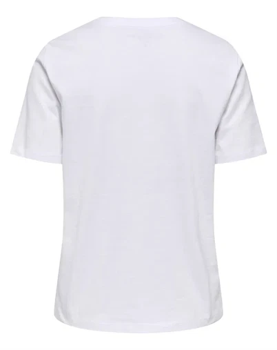 Only - ONLFreja Luxe T-shirt - Bright White